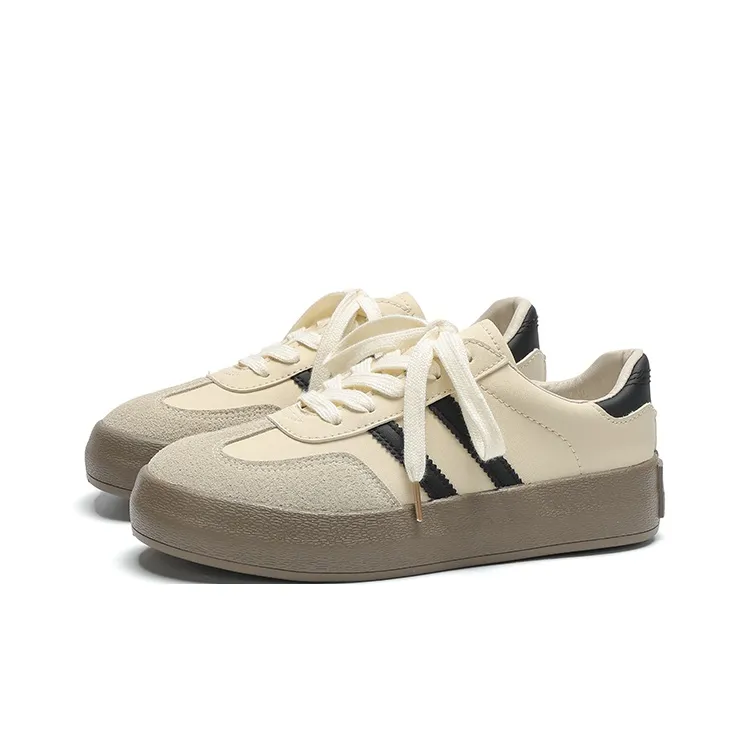FOREVER 21 Height Increasing Abrasion Resistant Lightweight Slip Resistant Low Top Skateboard Shoes Women's-1