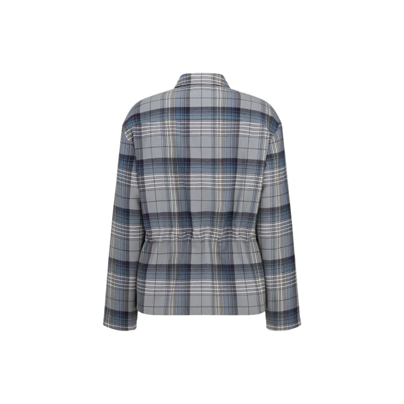 DIOR Checkered Zip Up Shirt-1