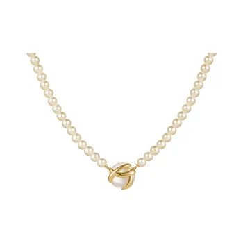 Amber Lollipop Shell Pearl Necklaces Women's