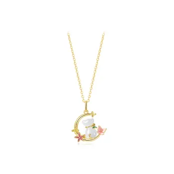 IL&CO. Hetian Jade Necklaces White Jade Women's