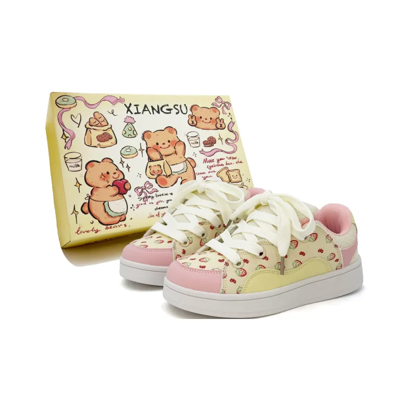 XIANGSU Niche Trendy Fashion Anti Slip Wear Resistant Low Top Skateboard Shoes Women's-10