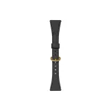 Black Gold Buckle-Horseshoe Buckle Small Round Pendant Belt