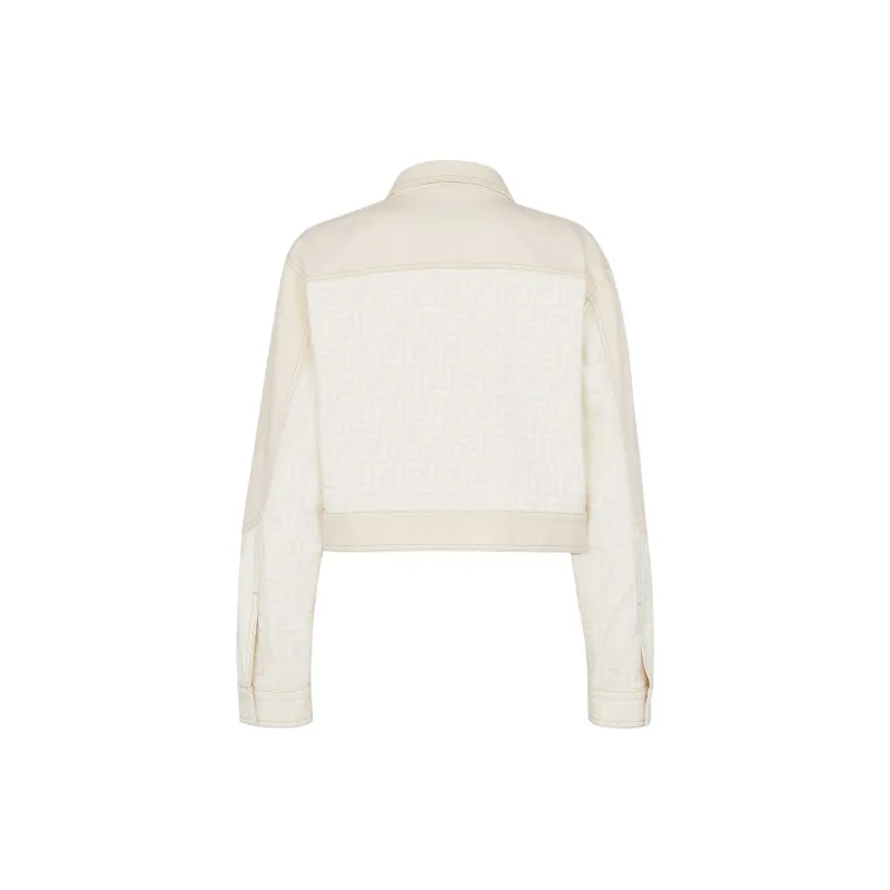 FENDI Panelled Button Up Jacket-1