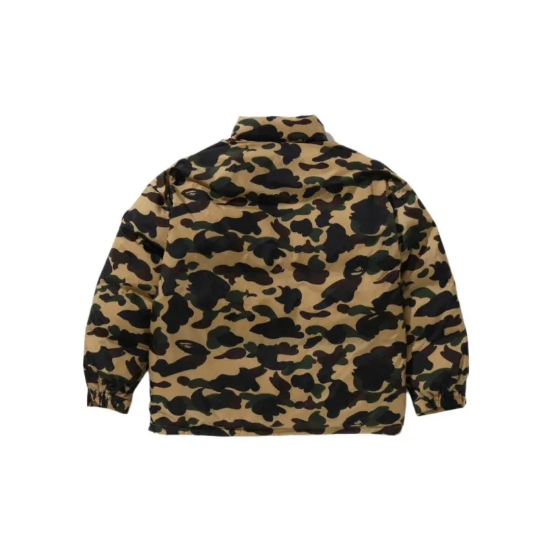 A BATHING APE 1st Camo Reversible Down Jacket-4