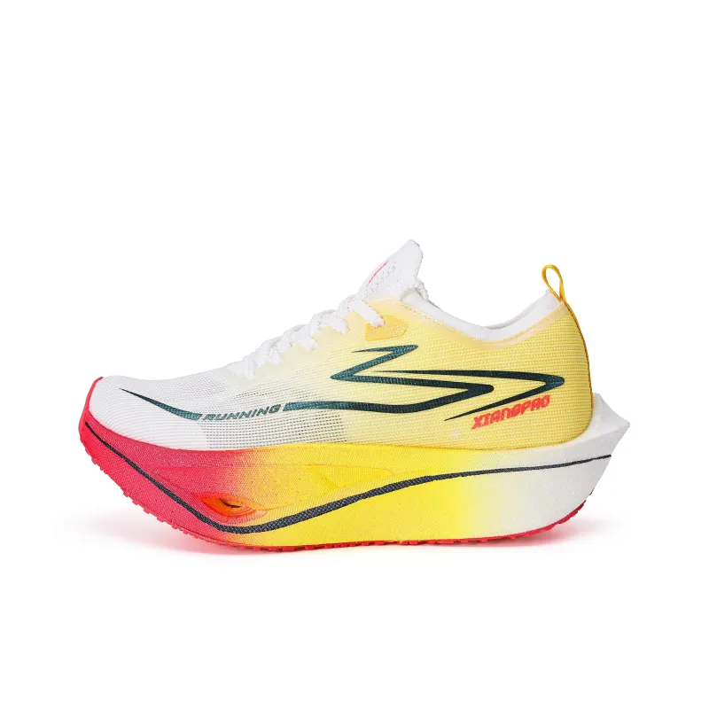 Xiangpao Low Top Running Shoes Unisex Mismatched Color Yellow Scroll And Blue Lantern-1