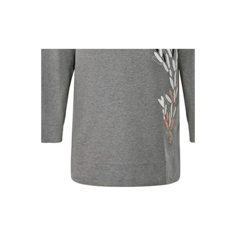 EMPORIO ARMANI EA7 Long Sleeved Dresses Women's Light Gray-6