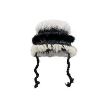 Lanza Rabbit Fur Beanies Women's