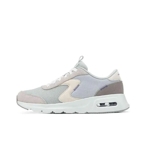 Skechers Anti-Slip Wear-Resistant Low-Top Casual Shoes Women's Gray