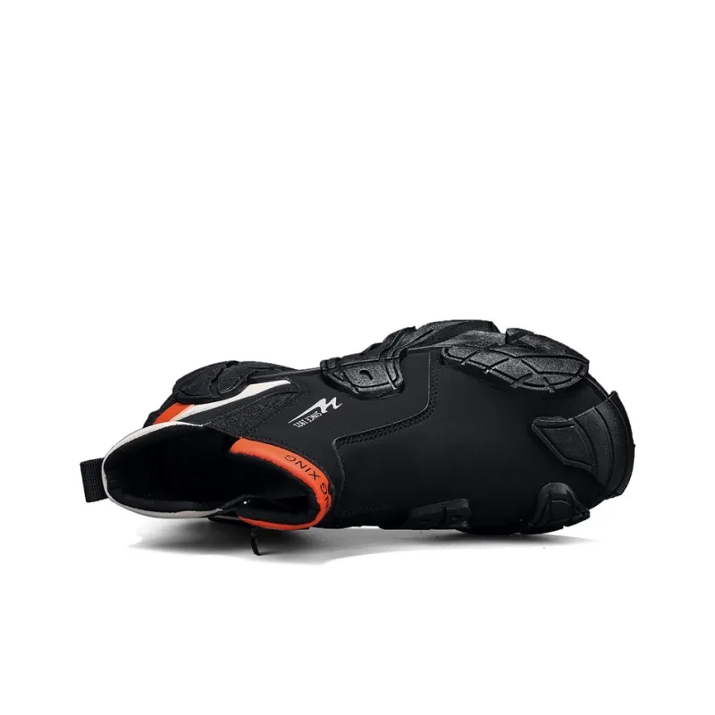Binary Shock Absorbers With Slip Resistant And Abrasion Resistant Properties High Top Outdoor Shoes Men's Black-2