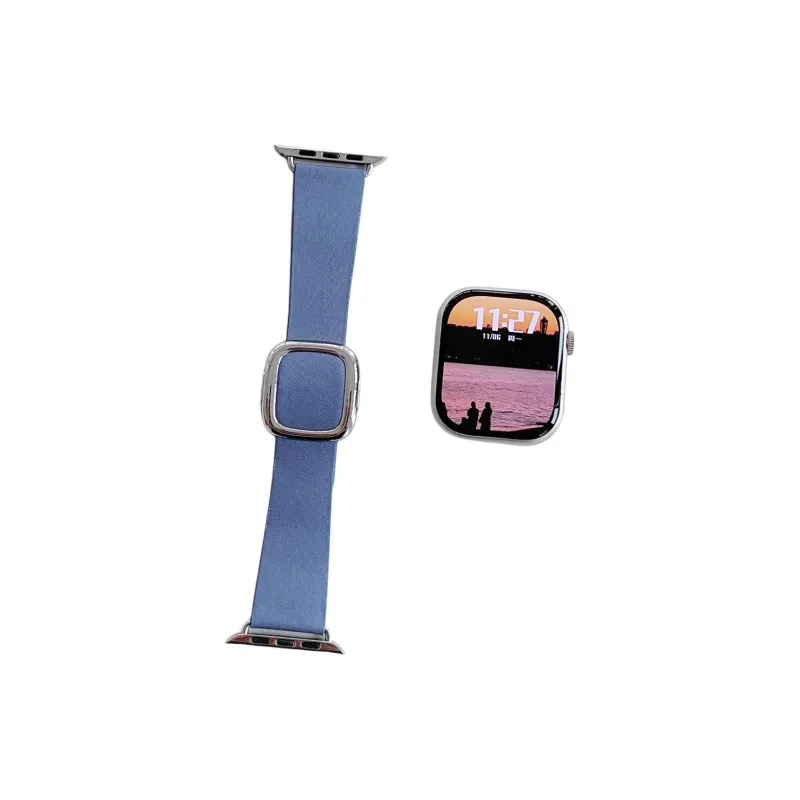 Cuttlefish Grid Watch Band Apple Compatibility Leather-5