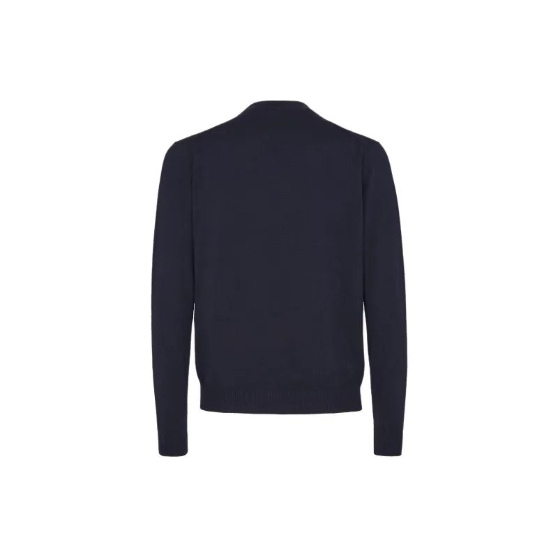 FENDI Logo Detailed Crewneck Sweater-1