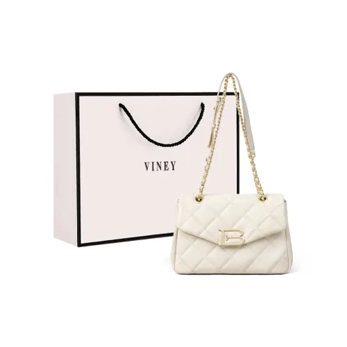 VINEY Cow Leather Patchwork Synthetic Leather Small Square Bag Shoulder Bag Crossbody Bag Regular Women's Black