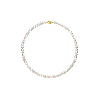 ME LUXE Freshwater Pearl Necklace Unique Elegant Sweet Style Collarbone Chain Women's