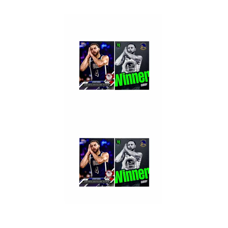 PANINI Curry Player Card National Team Period Selection Good Night Paris Good Night Boston Sports Cards 2 Pcs-3