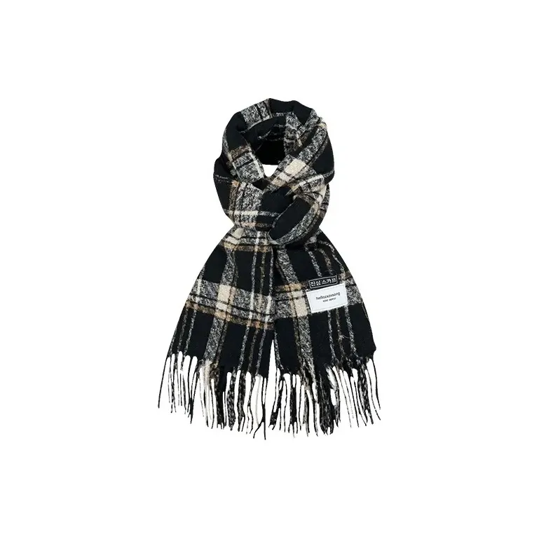 PISHUSHU Knit Scarves Unisex-0