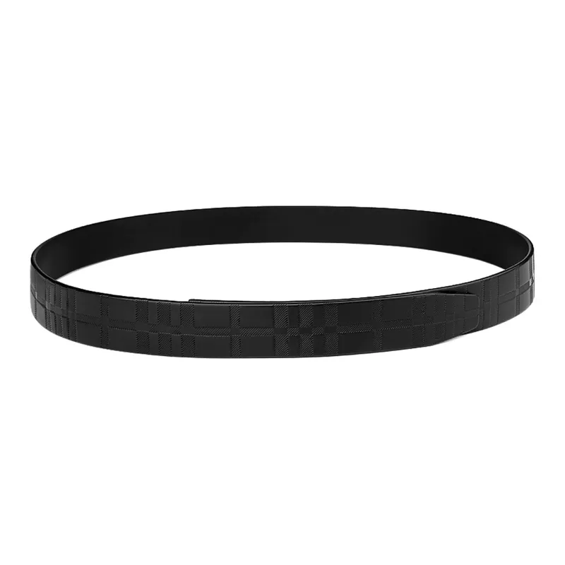 CATELLES Top Grain Cow Leather Headless Belt Men's 3.5cm-4