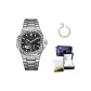 Black Dial Steel Band