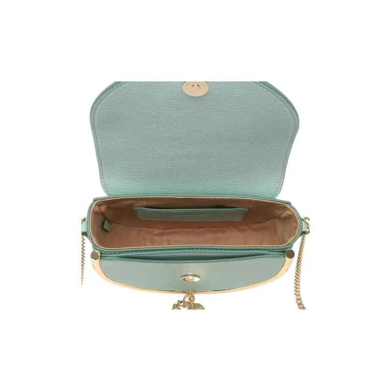 See By Chloe Leather Crossbody Bag, Shoulder Bag Women's Sky Blue-5