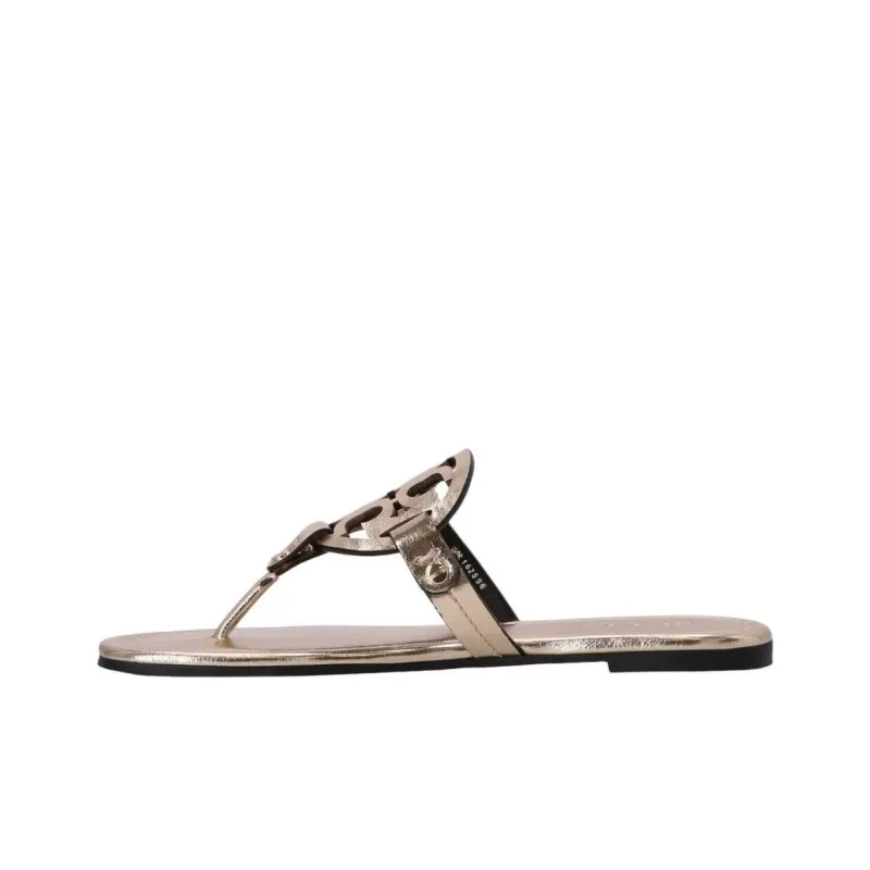 TORY BURCH Miller Slip Resistant Flip Flops Women's Gold-0