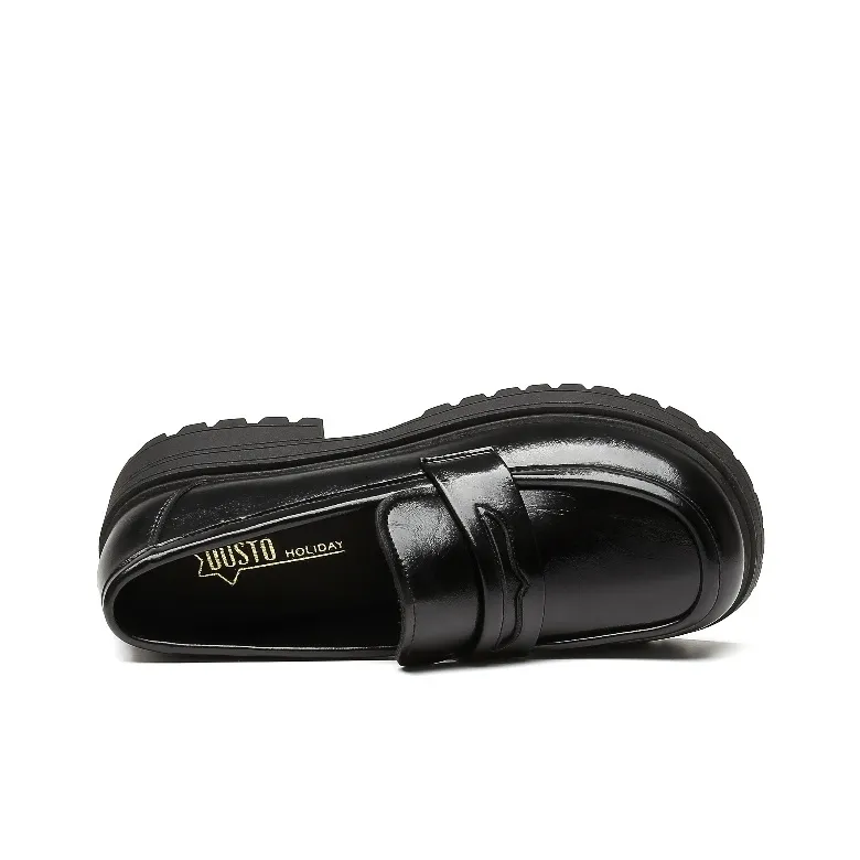 DUSTO Loafers Women's Black/Beige/Coffee-3