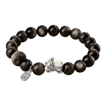 Yi Mingju Obsidian Bracelets Unisex
