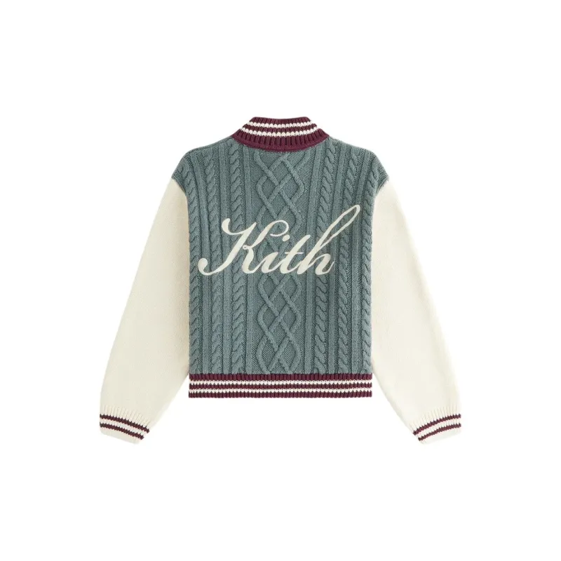 KITH FW24 Sweater Women's White Green-1