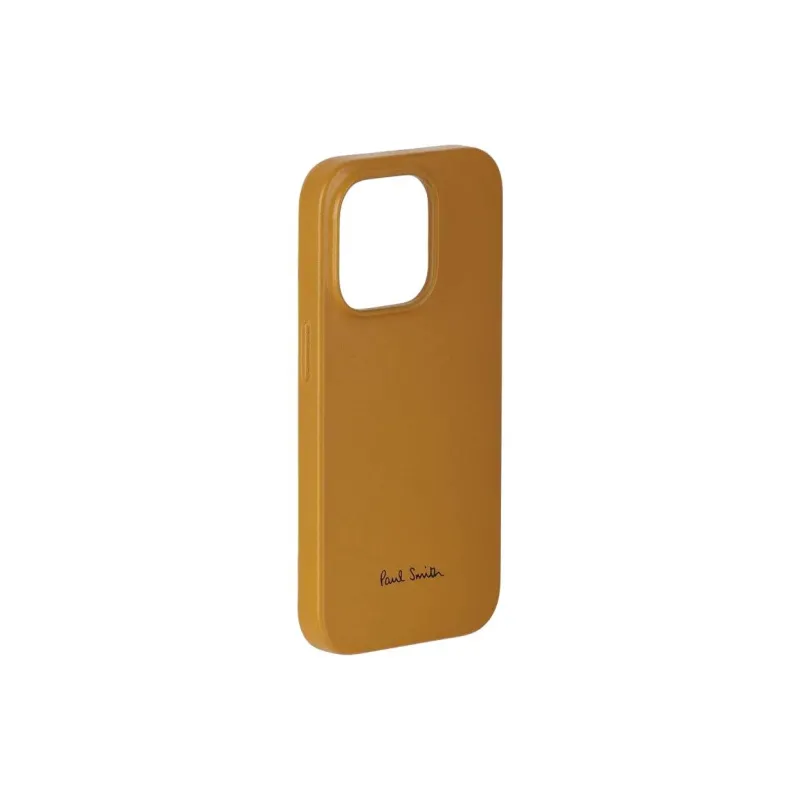PS By Paul Smith Leather Material Simple And Stylish Phone Cases Compatible With IPhone 14 Pro Solid Color-1