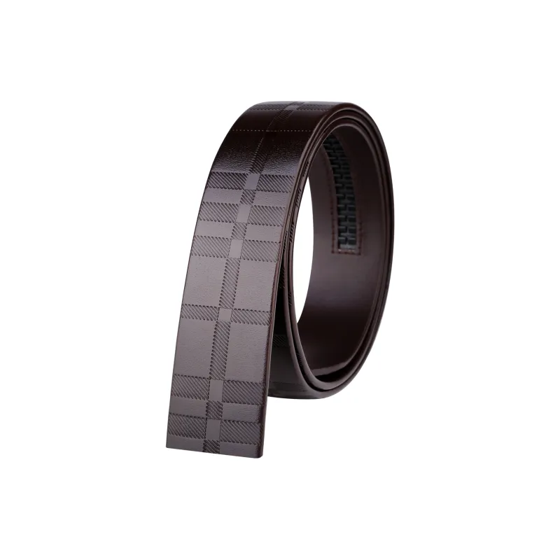 CATELLES Top Grain Cow Leather Headless Belt Men's 3.5cm-5