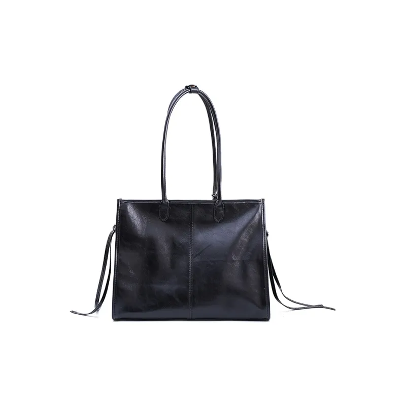 Vigno Synthetic Leather Tote Shoulder Bag Regular Women's Yellow Brown/Black/Coffee-31