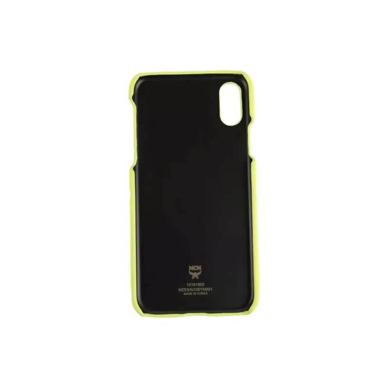 MCM Coated Canvas Material Fashion Minimalist Style Phone Cases Compatible With IPhone X/XS Solid Color-1