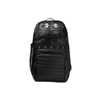 Under Armour Polyester Backpack Regular Men's Black Print