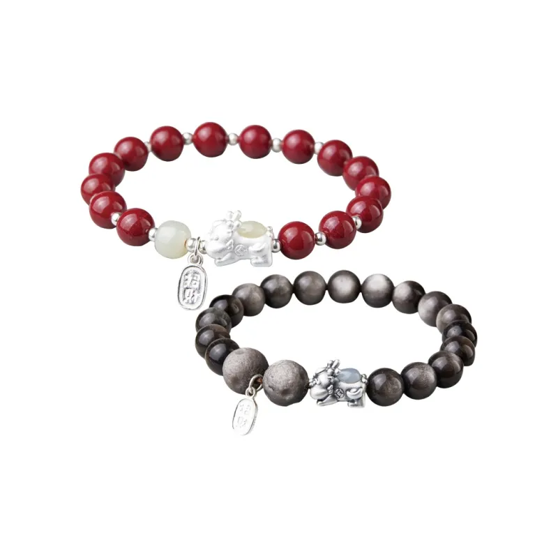 Moonstone Edge Cinnabar Bracelets Unisex-6