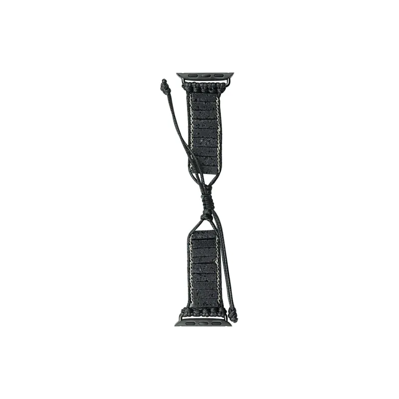 Vobafe Watch Band Apple Compatibility Original Stone Woven Rope Material-16
