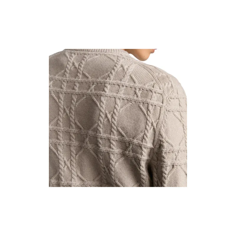 DIOR Icon FW24 Cashmere Sweater Men's Beige-5