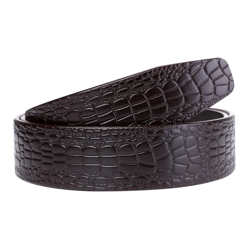CATELLES Top Grain Cow Leather Leather Belts Men's Black/Coffee 3.5cm-9