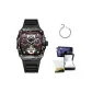 6039C Black Case Red Dial
