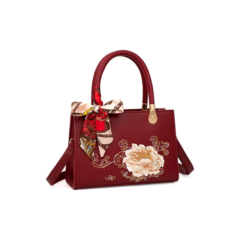 Vigno Synthetic Leather Portable One Shoulder Crossbody Small Square Bag Regular Women's Multicolor-1