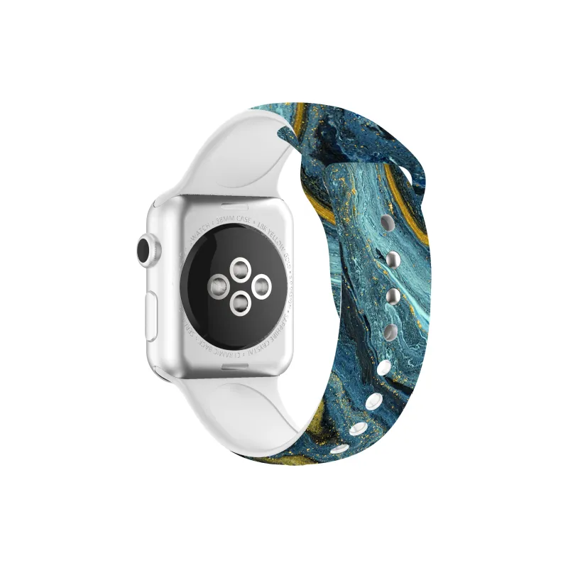 ZHENGGUANG Watch Band Apple Compatibility Silicone Material-8