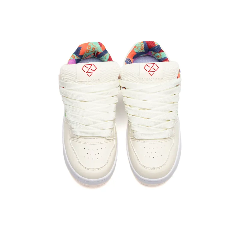 T628 Puffy Shoes, Box Included Slip Resistant, Abrasion Resistant, Lightweight Low Top Skateboard Shoes Unisex-15