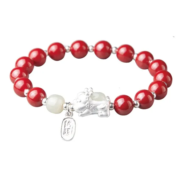 Moonstone Edge Cinnabar Bracelets Unisex-5