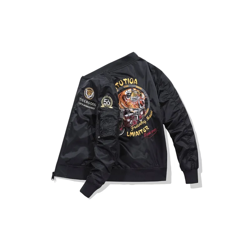 TREK&TRAVEL Baseball Jacket Men's-5