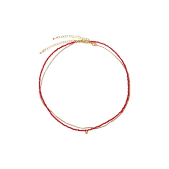 Tanizuku Colored Glaze Necklaces Women's