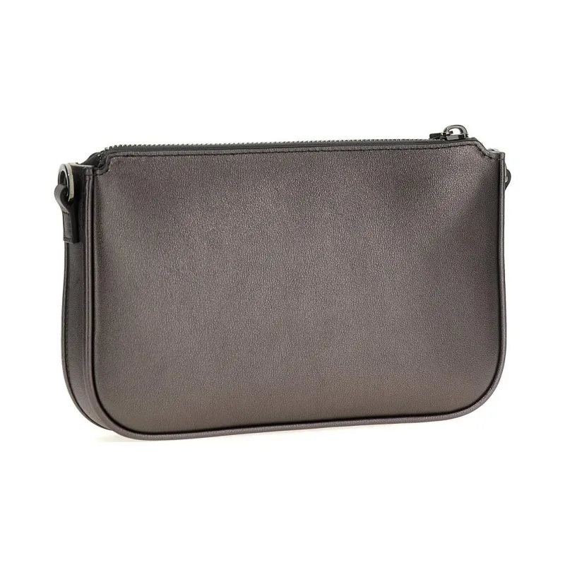 Valentino Calfskin Crossbody Bag, Shoulder Bag Women's Gray-1