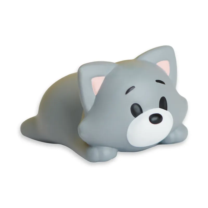 VGT VERY GOOD TOYS Warner Bros Tom And Jerry Characters, Sleeping Jerry And Little Tom Cheese Chibi Figures-4