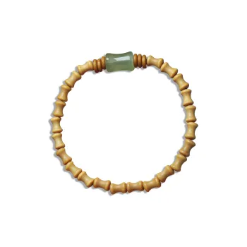 BNNYW Milky Agarwood Wooden Bracelets Unisex