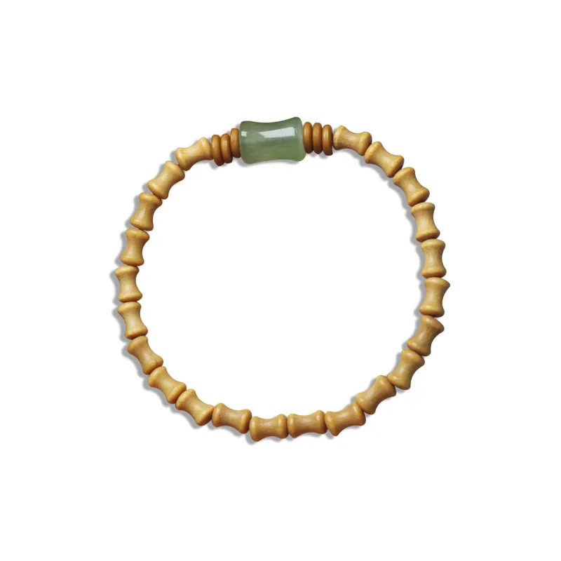 BNNYW Milky Agarwood Wooden Bracelets Unisex-0