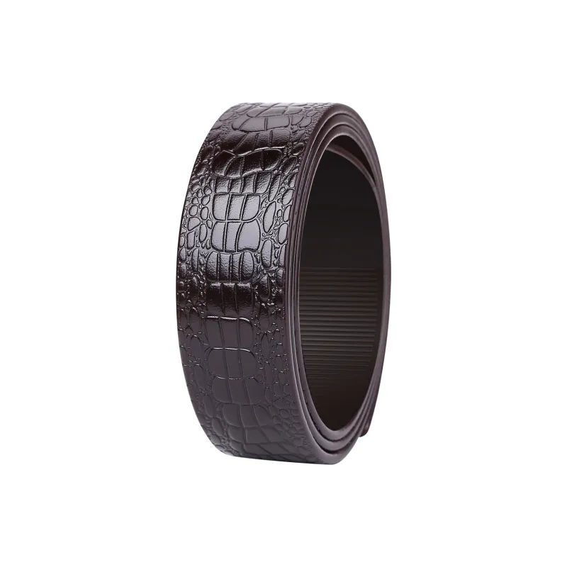 CATELLES Top Grain Cow Leather Leather Belts Men's Black/Coffee 3.5cm-7