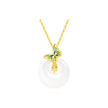 JINLIUFUJIXIANG Chalcedony Necklaces Women's
