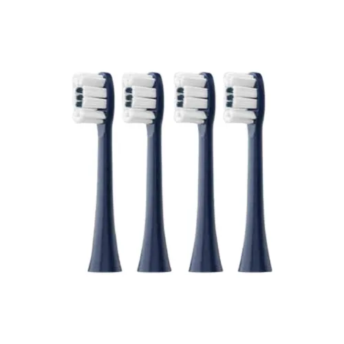 BAIR Y1 Collection Original Brush Head Toothbrush Heads Pack Of 4 3D Cut Curved Design