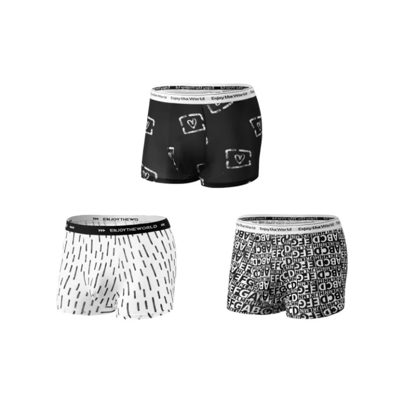 Qiao Ni Tong Underpants Men's 3 Pack-3